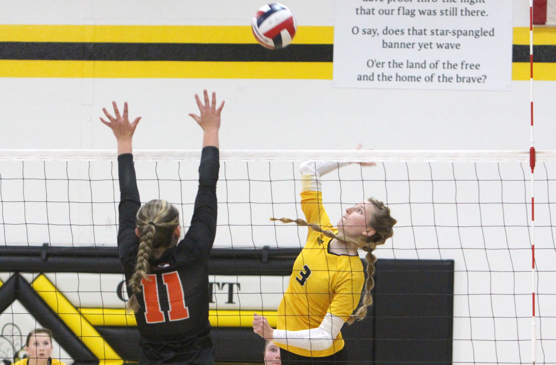 Bloomer at Cadott volleyball 9-13-22